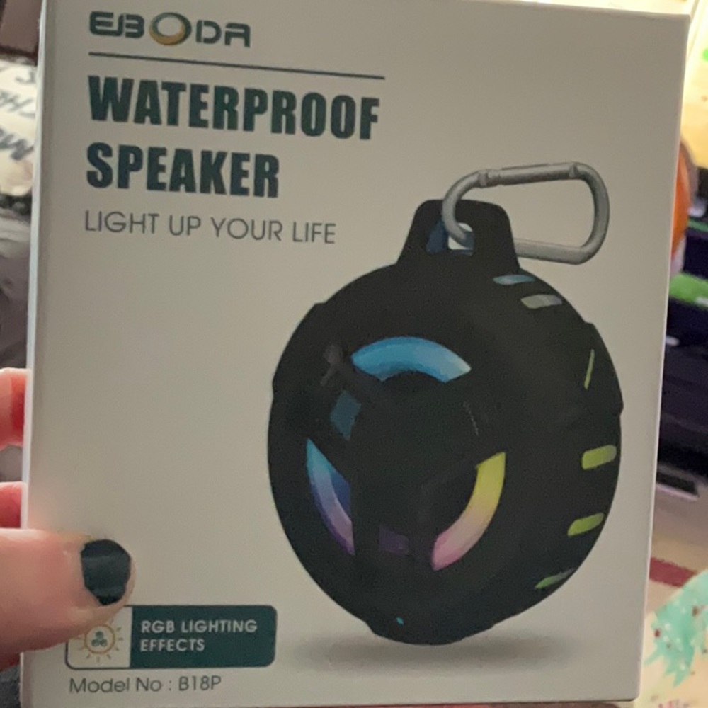NWT EBODA Waterproof Speaker - Picture 1 of 6